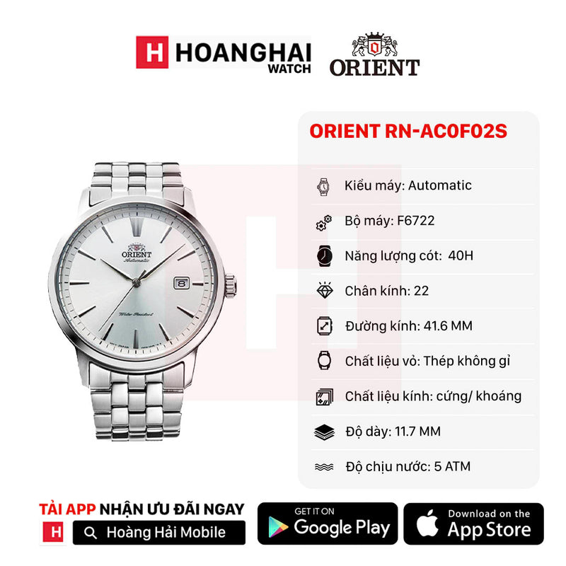 Đồng hồ cơ Orient Contemporary RN-AC0F02S