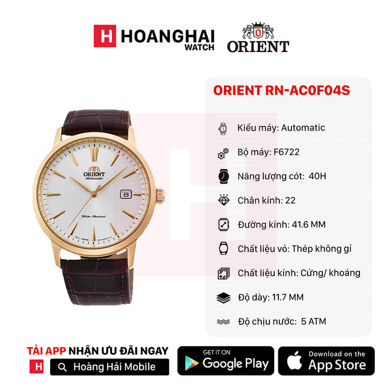 Đồng hồ cơ Orient Symphony 3 RN-AC0F04S