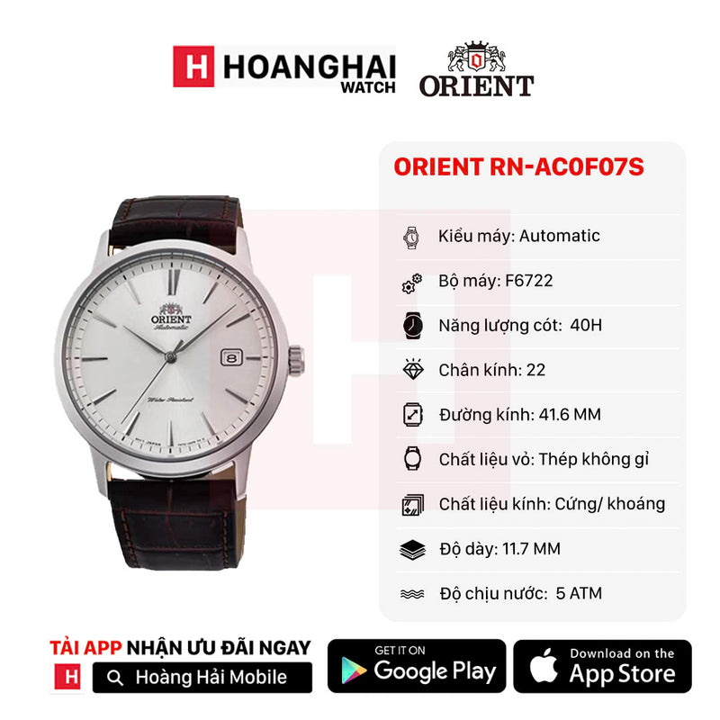 Đồng hồ cơ Orient Symphony 3 RN-AC0F07S