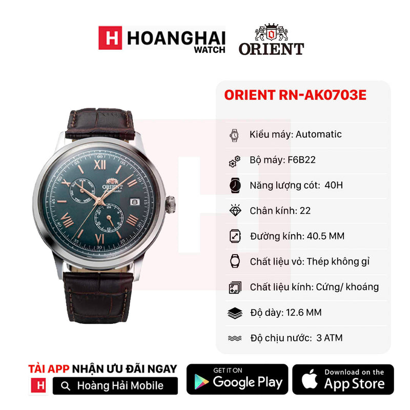 Đồng hồ cơ Orient Bambino RN-AK0703E