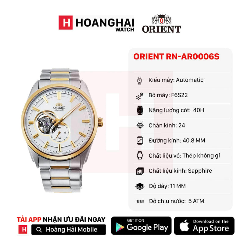 Đồng hồ cơ Orient Small Seconds RN-AR0006S