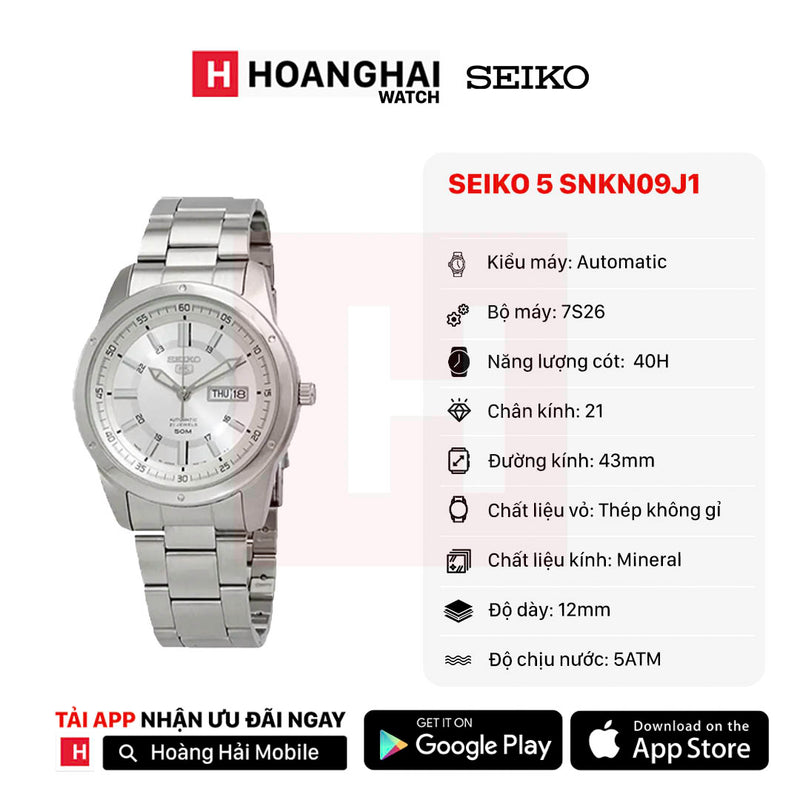 Đồng hồ cơ Seiko 5 SNKN09J1