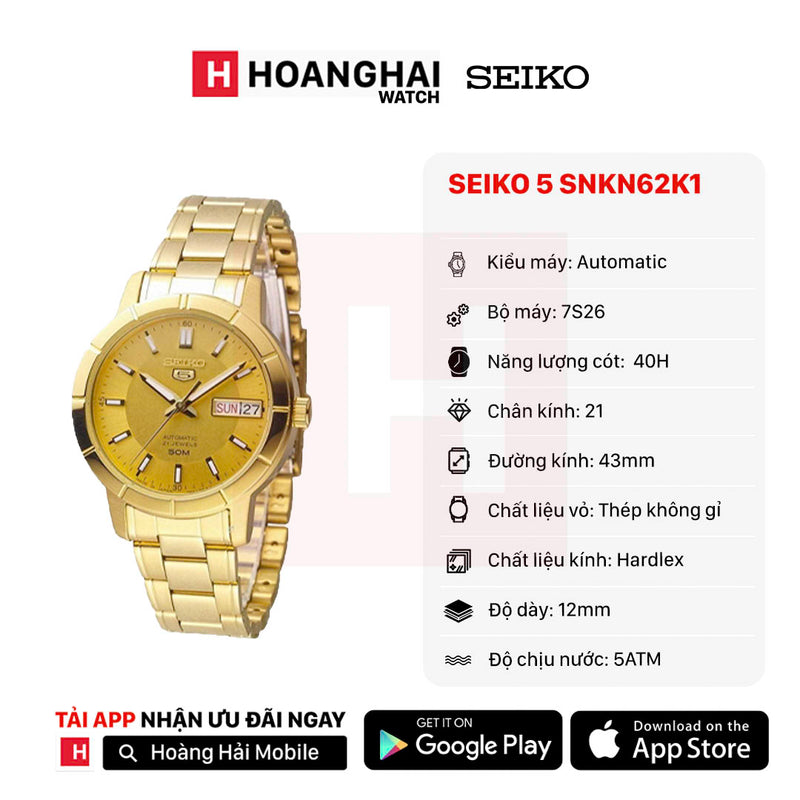 Đồng hồ cơ Seiko 5 SNKN62K1