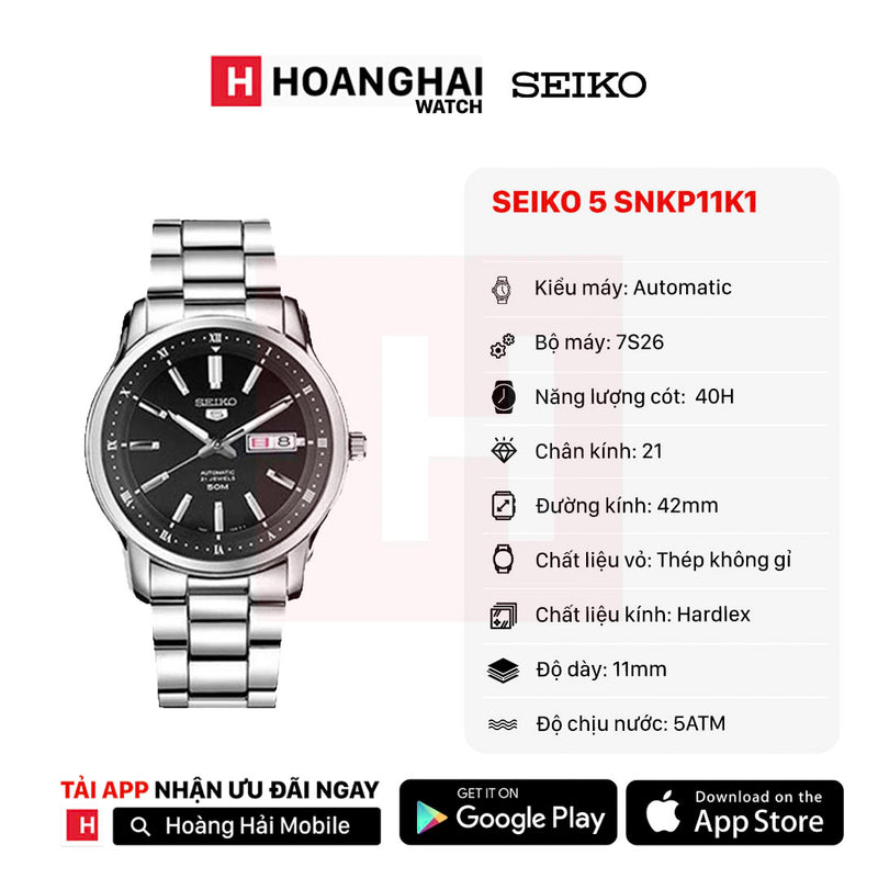 Đồng hồ cơ Seiko 5 SNKP11K1