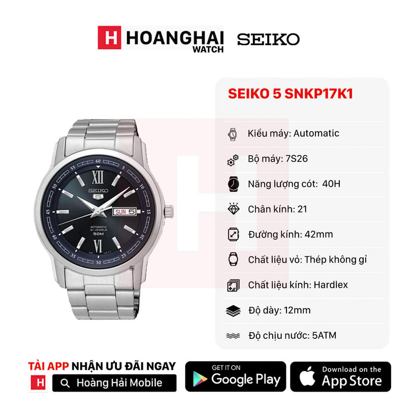 Đồng hồ cơ Seiko 5 SNKP17K1