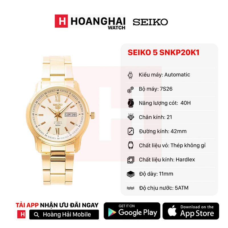 Đồng hồ cơ Seiko 5 SNKP20K1