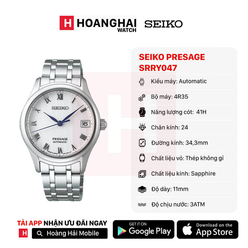 Đồng hồ cơ Seiko Presage SRRY047