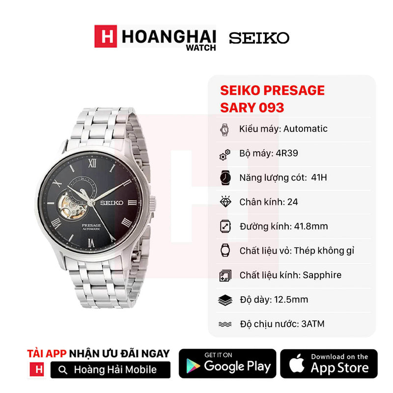 Đồng hồ cơ Seiko Presage SARY093