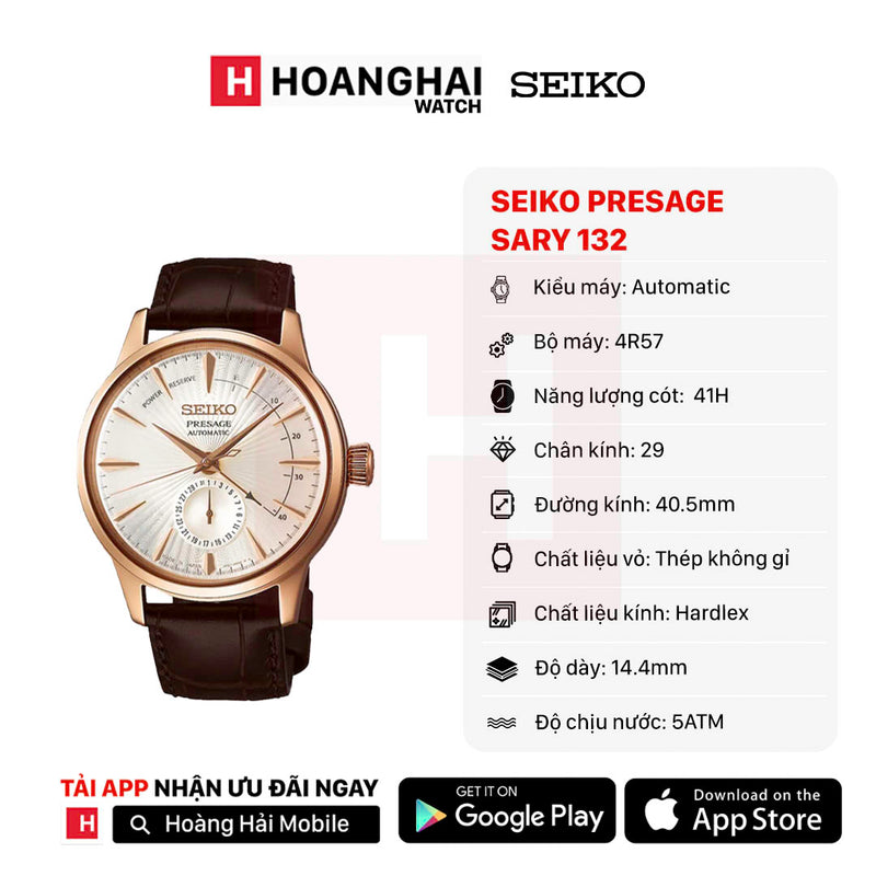 Đồng hồ cơ Seiko Presage SARY132