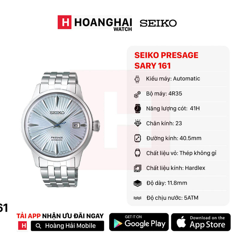 Đồng hồ cơ Seiko Presage SARY161