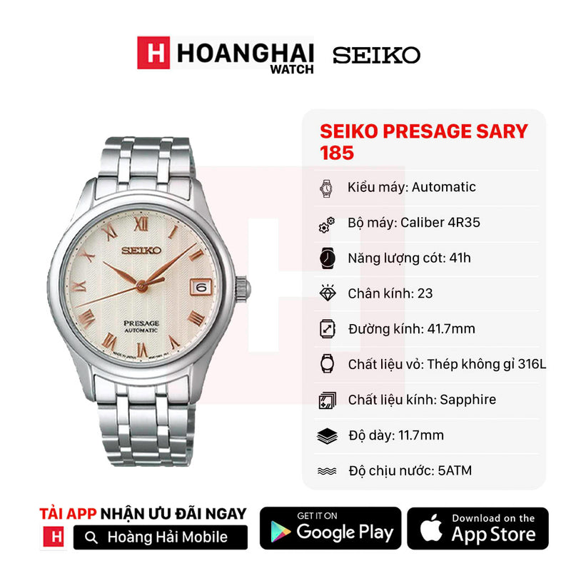 Đồng hồ cơ Seiko Presage  SARY185