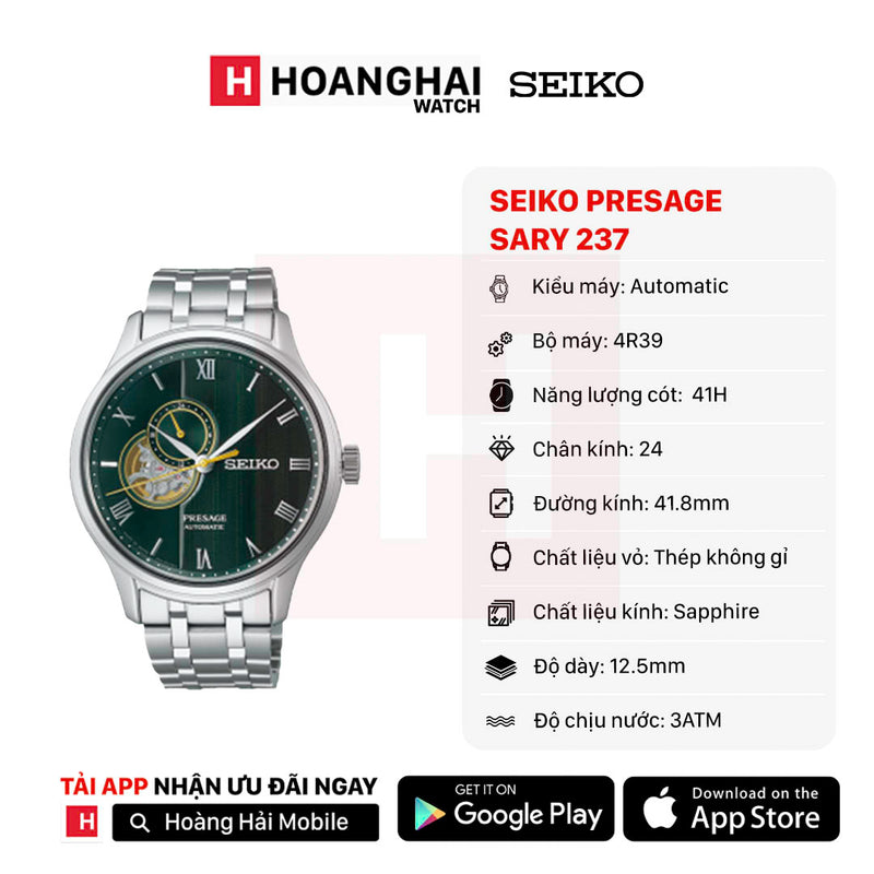 Đồng hồ cơ Seiko Presage SARY237