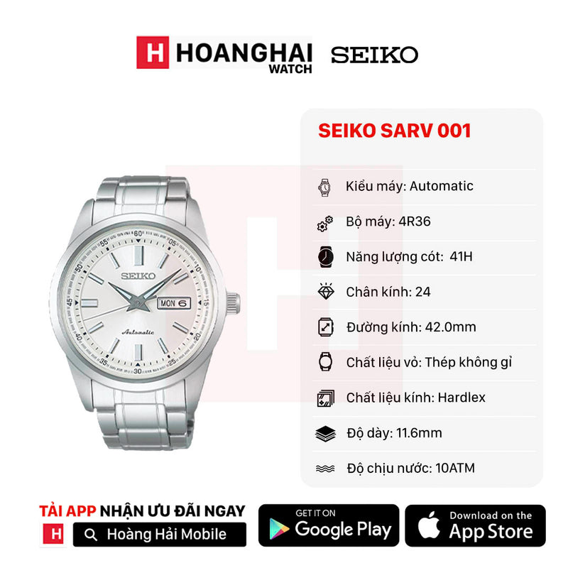 Đồng hồ cơ Seiko Selection Mechanical SARV001