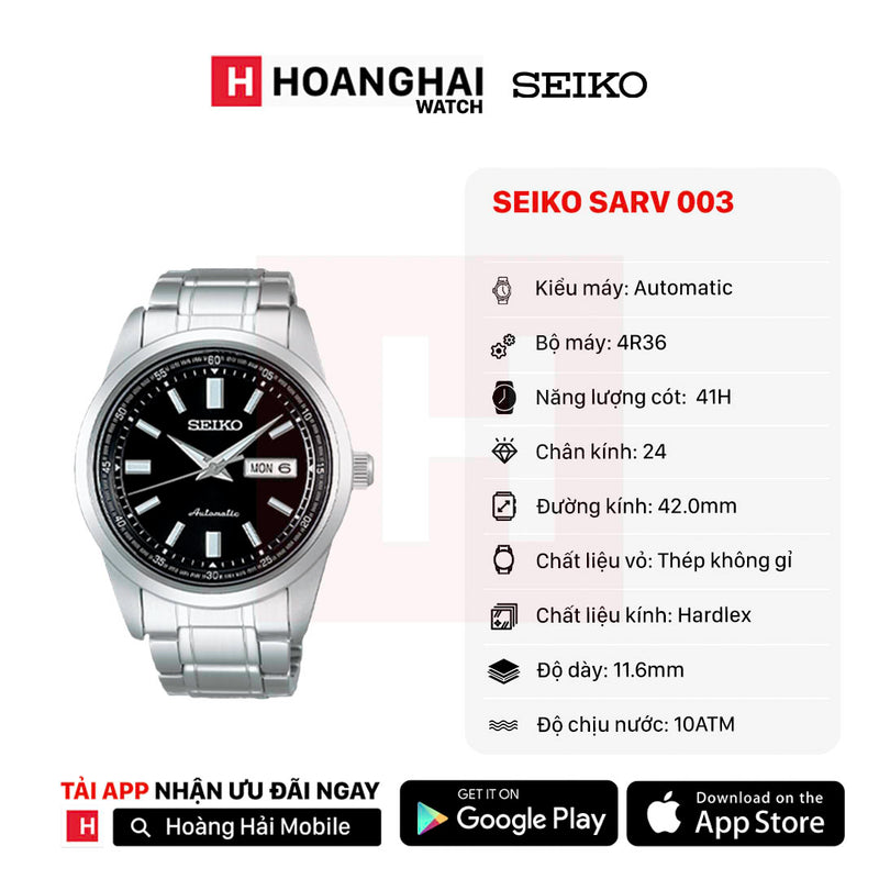 Đồng hồ cơ Seiko Selection Mechanical SARV003