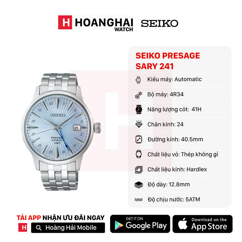 Đồng hồ cơ Seiko Pressage SARY241