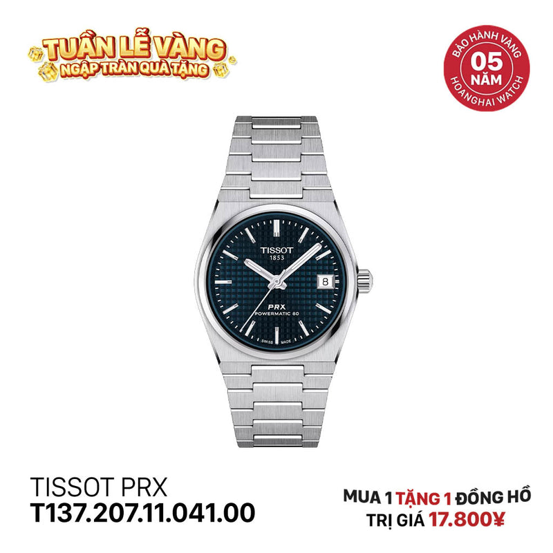 Đồng hồ cơ TISSOT PRX T137.207.11.041.00