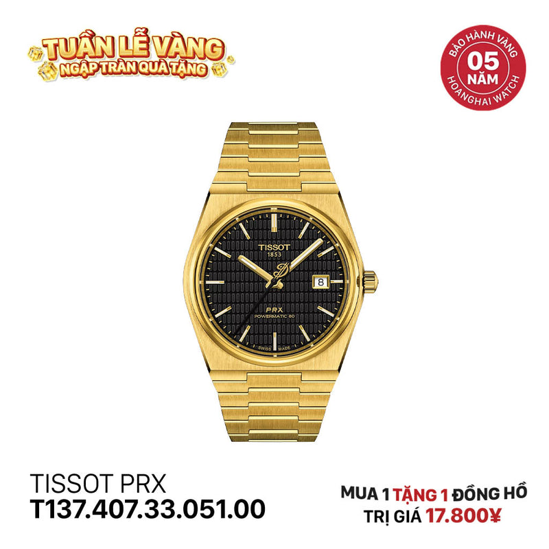 Đồng hồ cơ TISSOT PRX T137.407.33.051.00