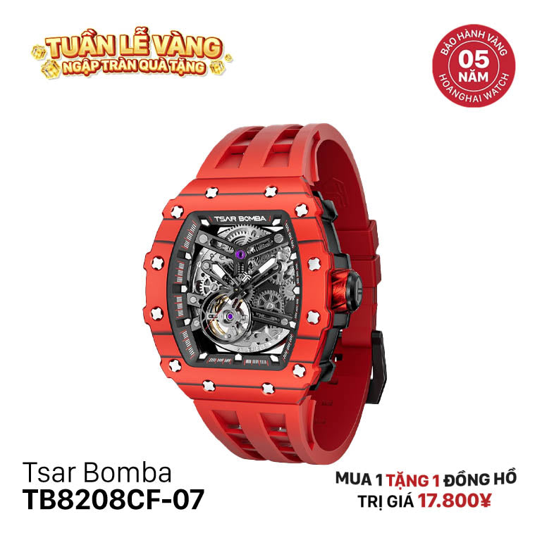 Đồng hồ cơ Tsar Bomba TB8208CF-07