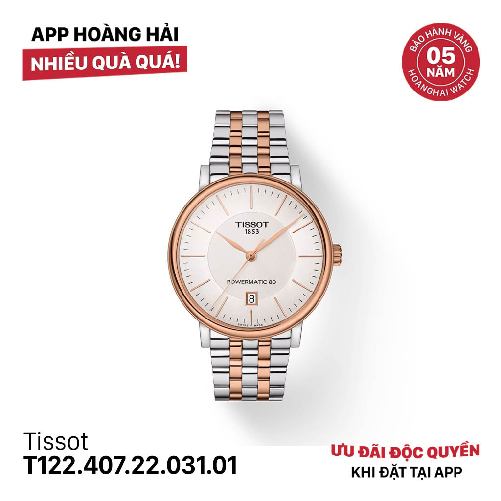 Đồng hồ cơ Tissot Carson Premium T122.407.22.031.01