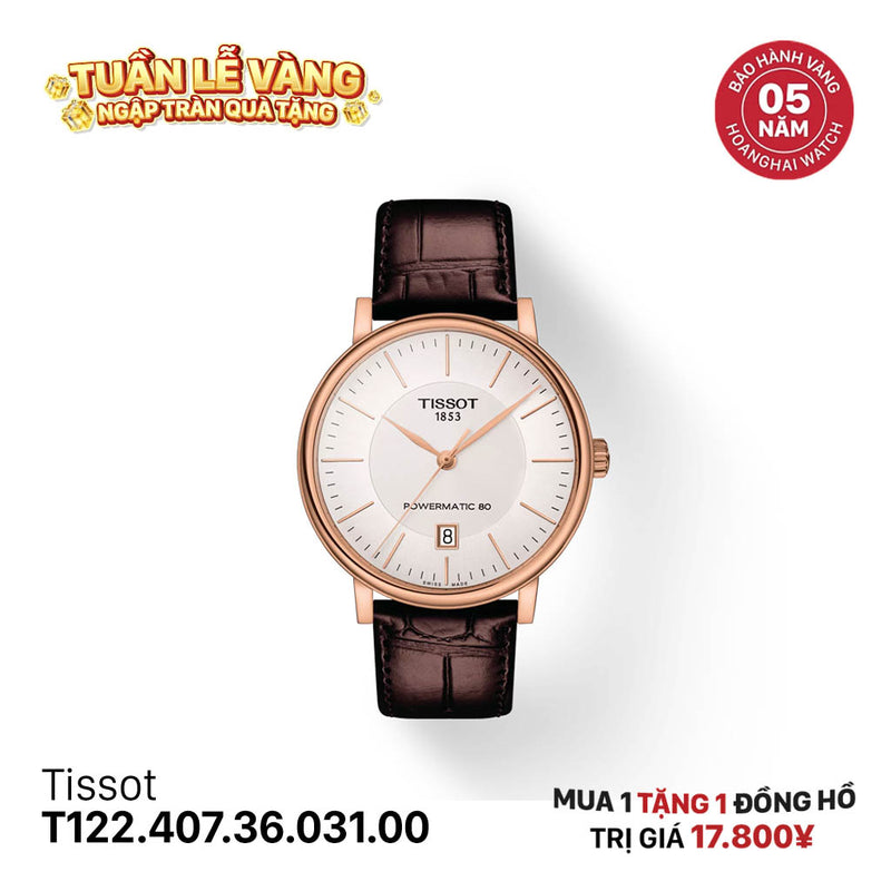 Đồng hồ cơ Tissot Carson Premium T122.407.36.031.00