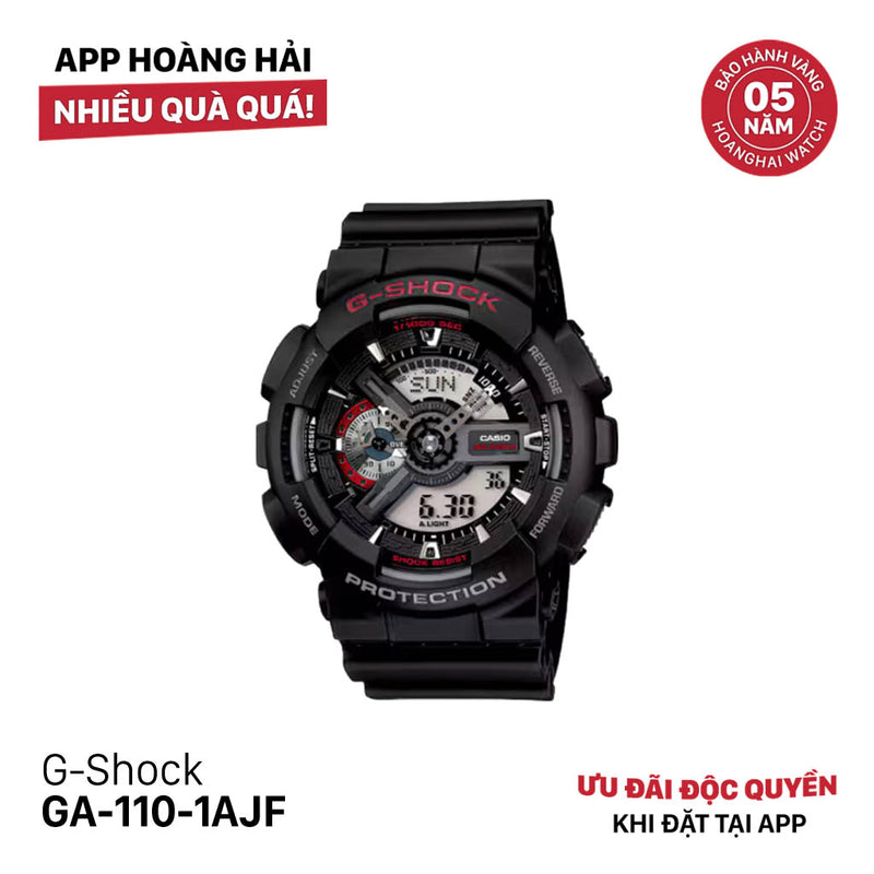 Đồng hồ pin G-Shock 110 Series GA-110-1AJF