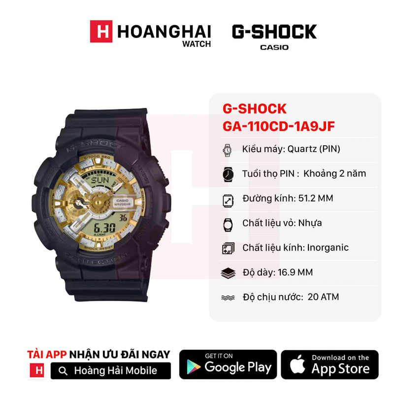 Đồng hồ pin G-Shock 110 Series GA-110CD-1A9JF