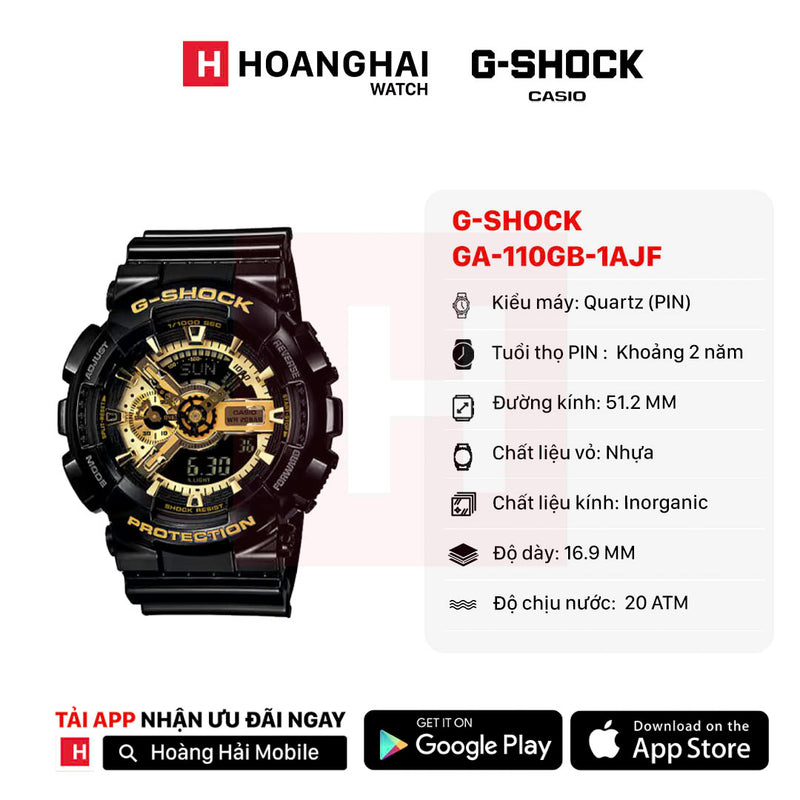 Đồng hồ pin G-Shock 110 Series GA-110GB-1AJF