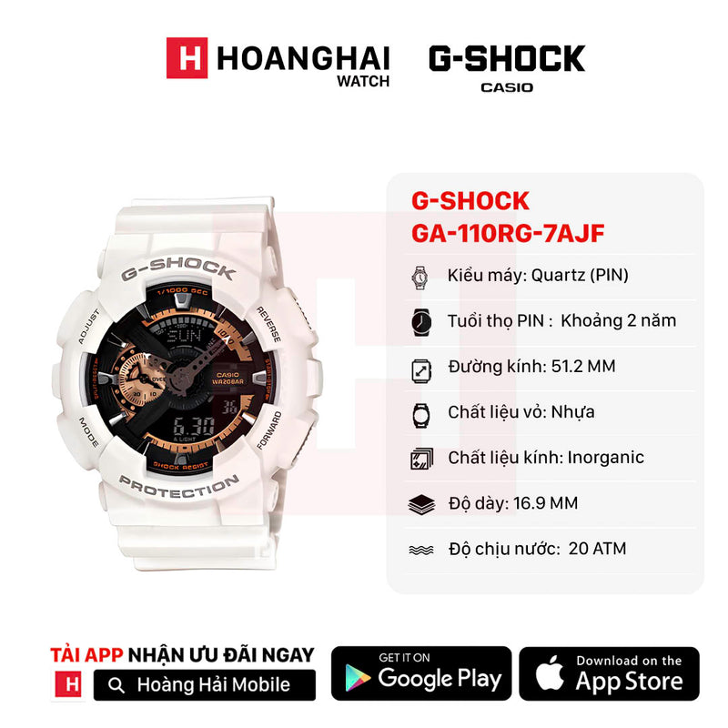 Đồng hồ pin G-Shock 110 Series GA-110RG-7AJF