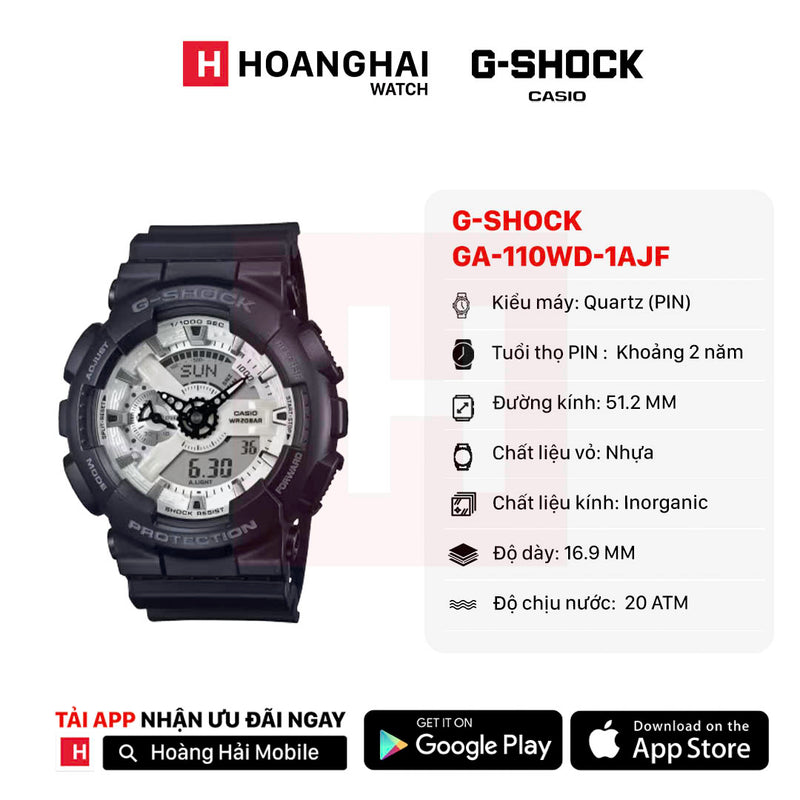 Đồng hồ pin G-Shock 110 Series GA-110WD-1AJF