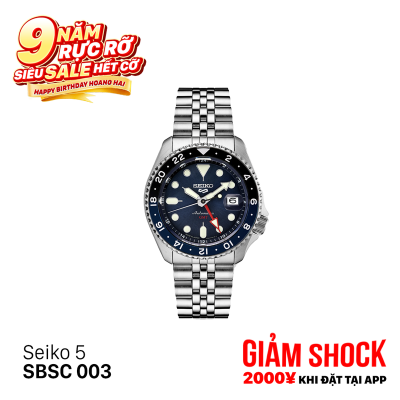 Đồng hồ Cơ Seiko 5 SBSC003