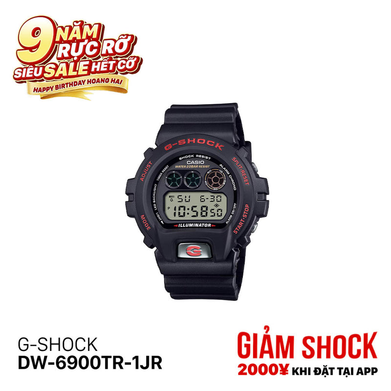 Đồng hồ pin G-SHOCK 6900 Series DW-6900TR-1JR