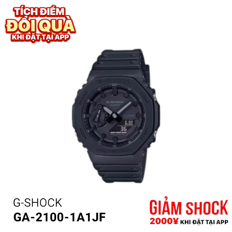 Đồng hồ pin G-SHOCK GA-2100-1A1JF