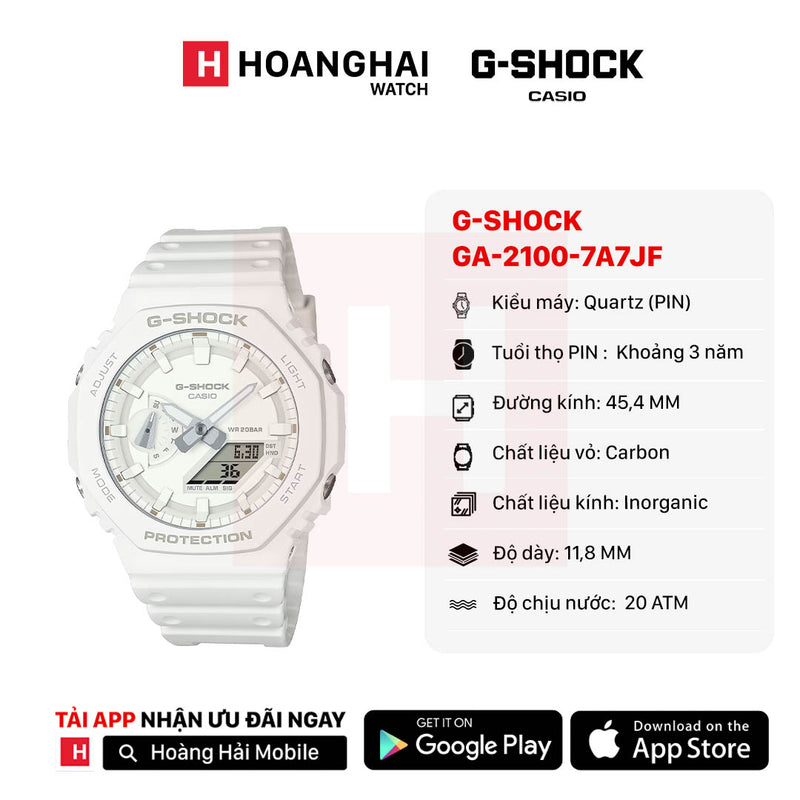 Đồng hồ pin G-SHOCK GA-2100-7A7JF