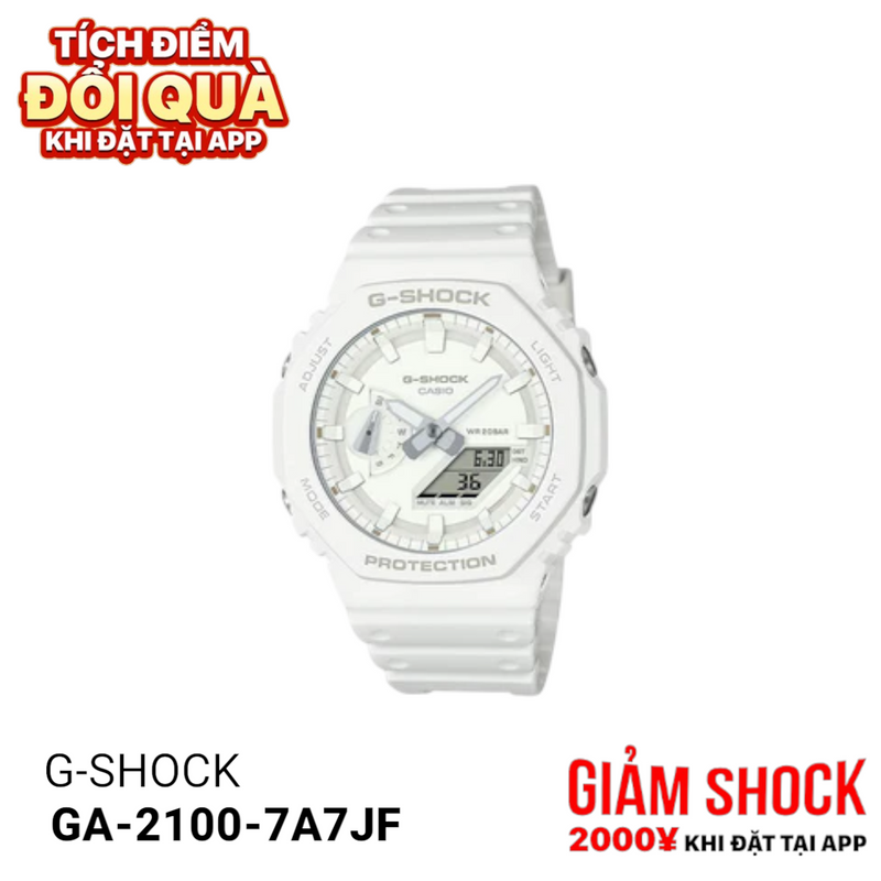 Đồng hồ pin G-SHOCK GA-2100-7A7JF