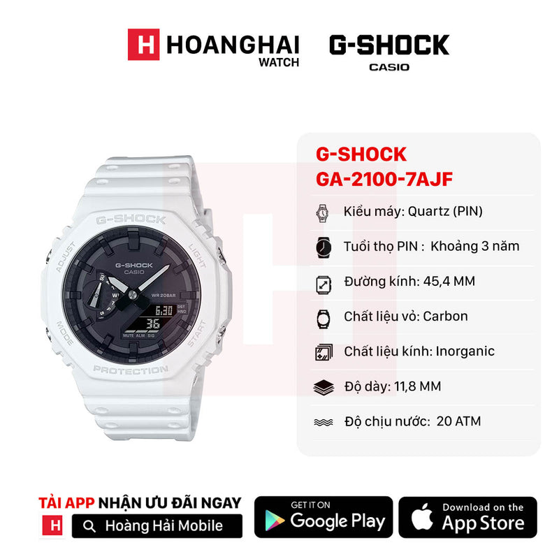 Đồng hồ pin G-SHOCK GA-2100-7AJF