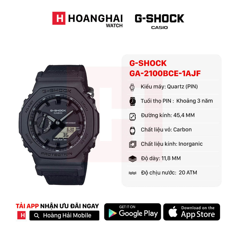 Đồng hồ pin G-SHOCK GA-2100BCE-1AJF