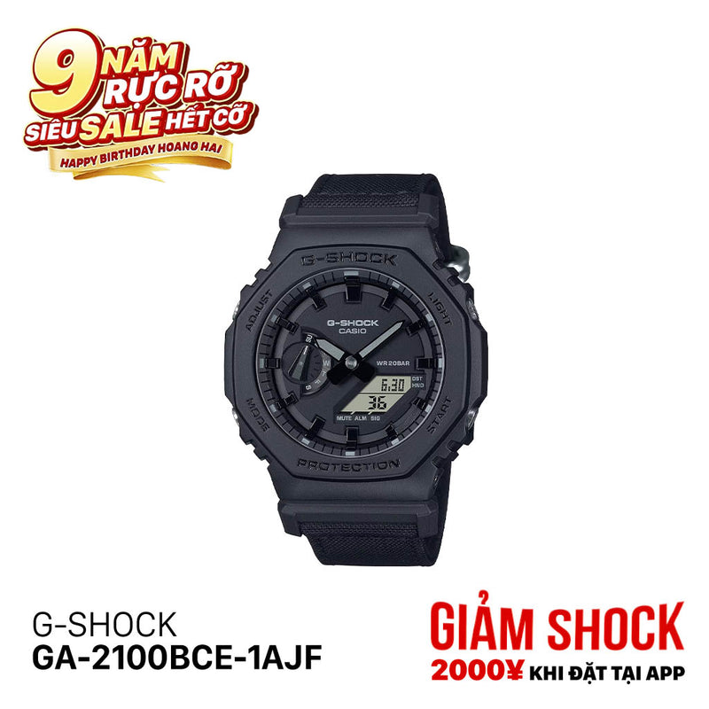 Đồng hồ pin G-SHOCK GA-2100BCE-1AJF