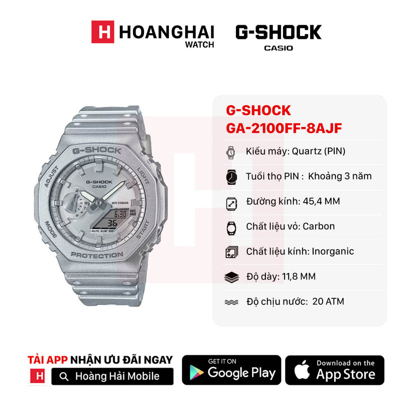 Đồng hồ pin G-SHOCK 2100 Series GA-2100FF-8AJF