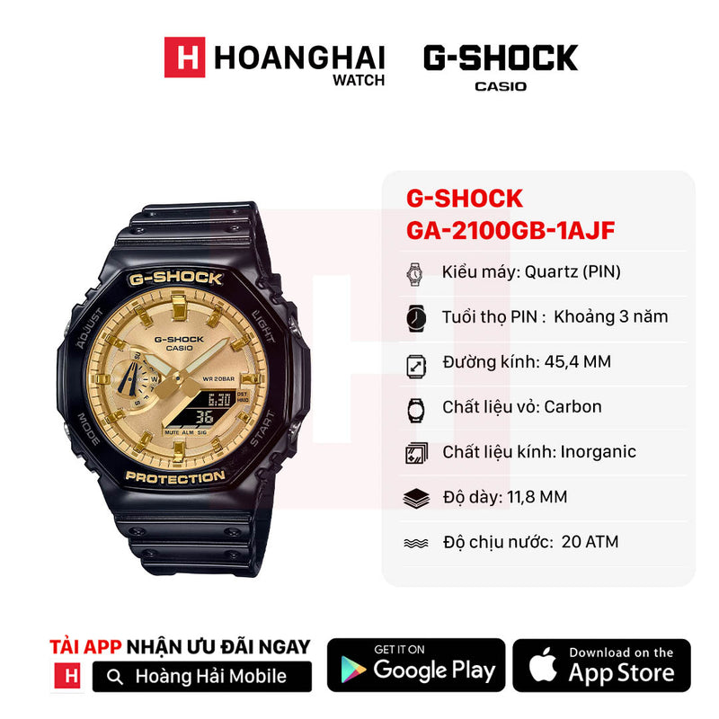 Đồng hồ pin G-SHOCK GA-2100GB-1AJF