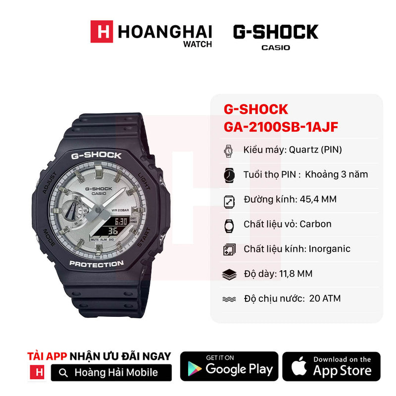 Đồng hồ pin G-SHOCK 2100 Series GA-2100SB-1AJF