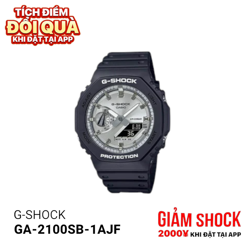 Đồng hồ pin G-SHOCK 2100 Series GA-2100SB-1AJF