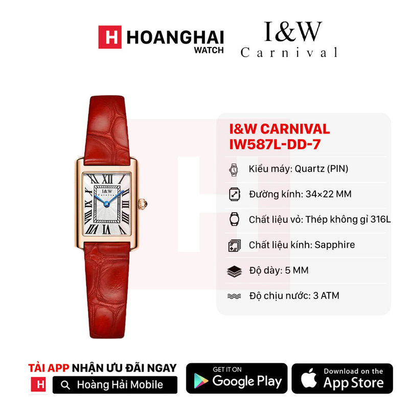 Đồng hồ pin I&W Carnival IW587L-DD-7