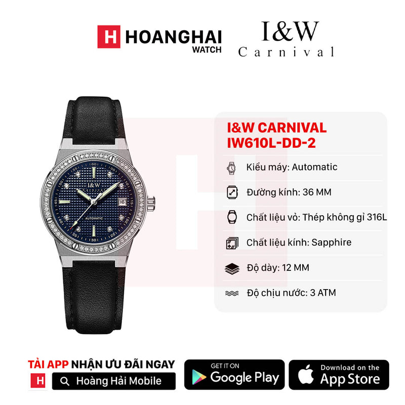 Đồng hồ cơ nữ I&W Carnival IW610L-DD-2