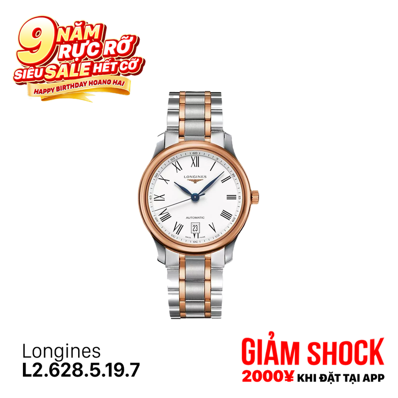 Đồng hồ cơ Longines L2.628.5.19.7