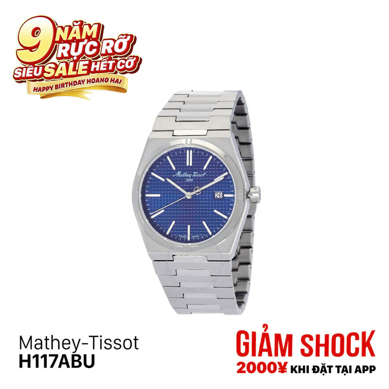 Đồng hồ pin Mathey-Tissot H117ABU