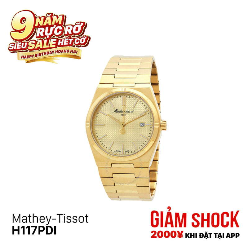 Đồng hồ pin Mathey-Tissot H117PDI