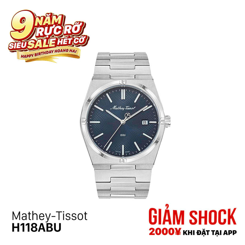 Đồng hồ pin Mathey-Tissot H118ABU