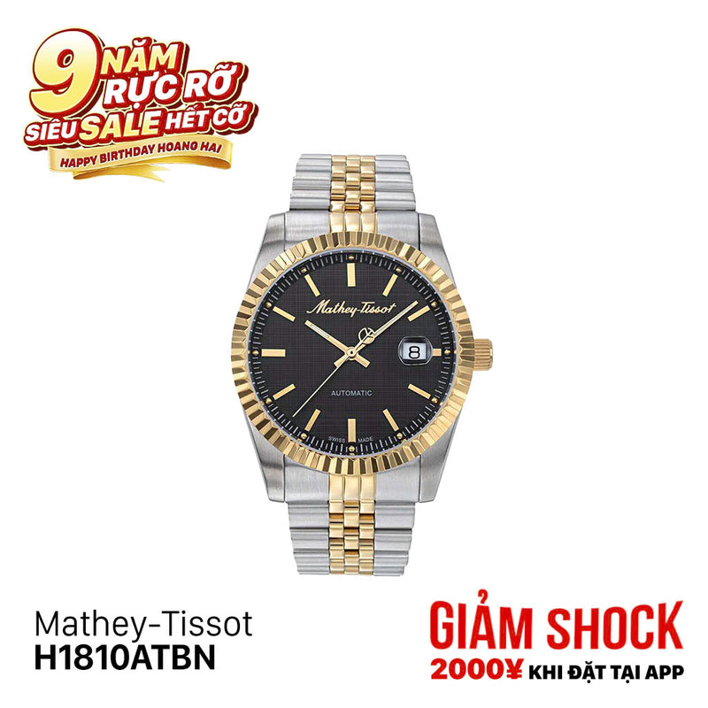 Đồng hồ cơ Mathey-Tissot H1810ATBN