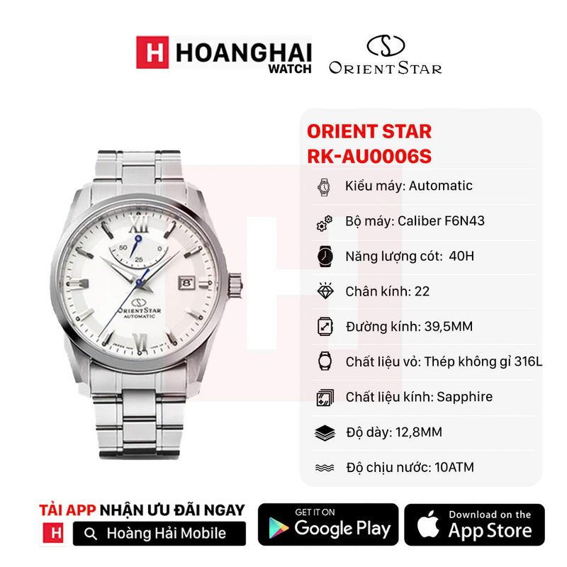 Đồng hồ cơ Orient Star Standard RK-AU0006S (Bản nội địa)