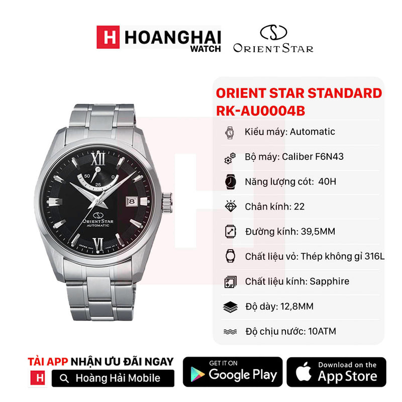 Đồng hồ cơ Orient Star Standard RK-AU0004B (Bản nội địa)